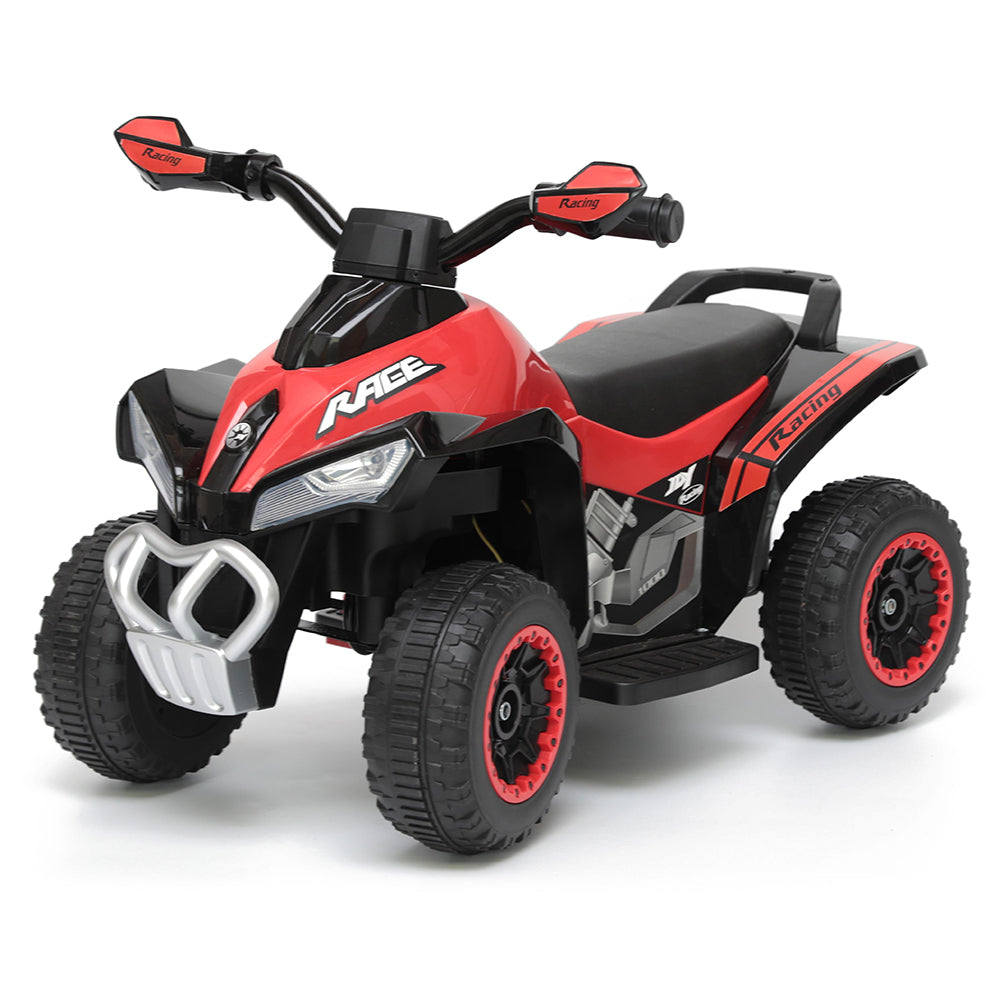 Lenoxx Indoor/Outdoor Red Electric Quad Bike Ride On/Motorbike/Kids/Toddler/6V Battery