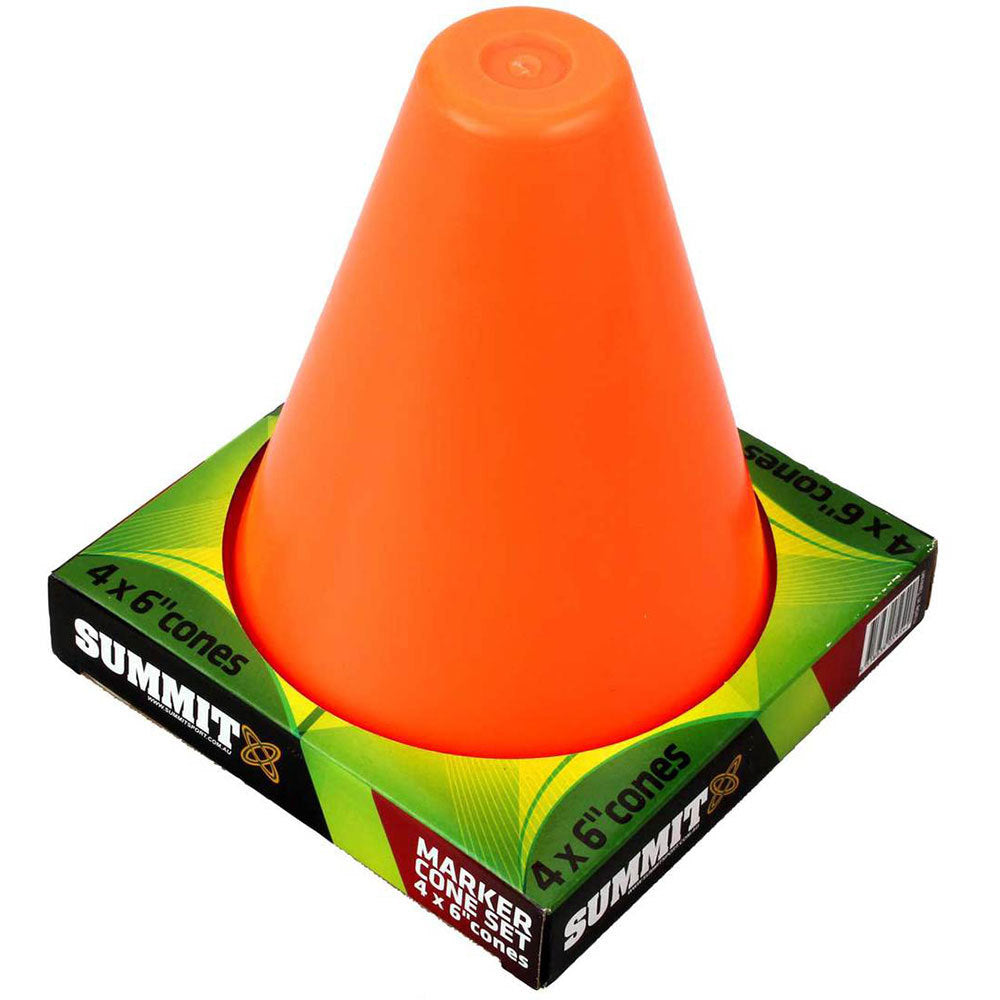 Summit Global 16pk Marker Cones Soccer Football Orange Sport Fitness Training — image 2