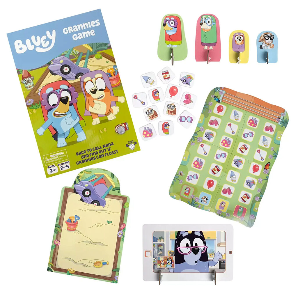 Bluey Educational Family Strategy Board Memory Game Grannies — image 2