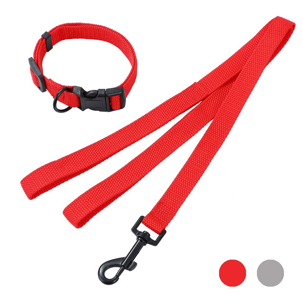 Paws and Claws Paws & Claws Essentials 120cm Dog Collar/Leash 30-40cm Pet Lead Set Assorted — image 10