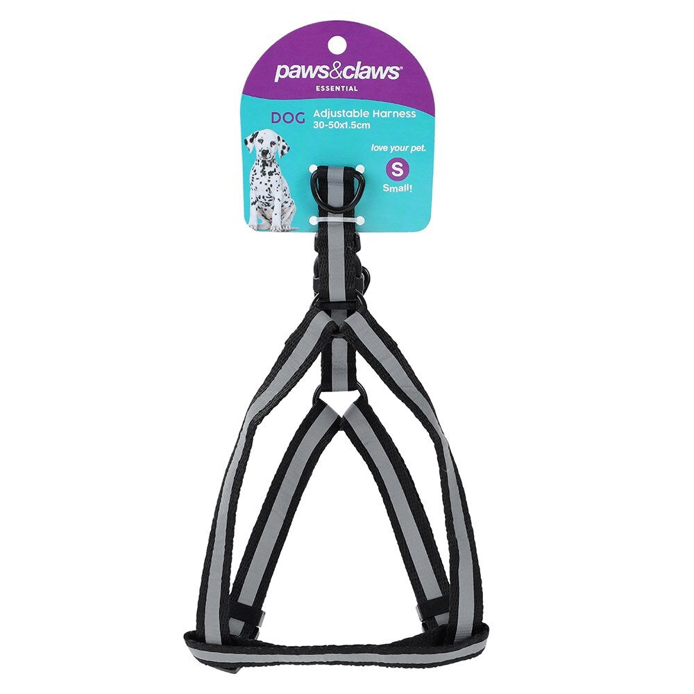 Paws and Claws 35-50cm Adjustable Pet Small Dog Reflective Harness Assorted (3 Pack) — image 2
