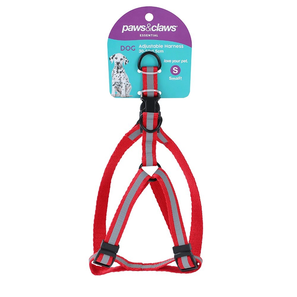 Paws and Claws 35-50cm Adjustable Pet Small Dog Reflective Harness Assorted (3 Pack) — image 6