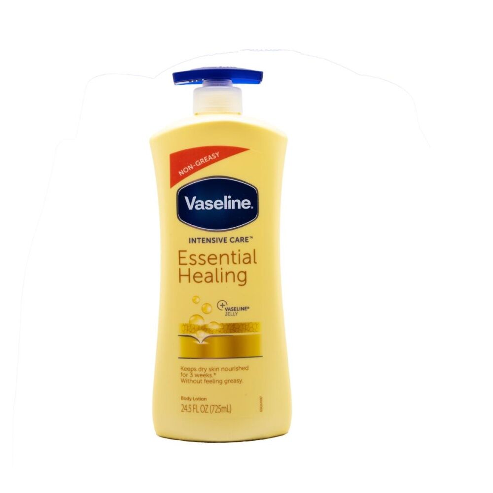 Vaseline Intensive Care Essential Healing Body Lotion Non Greasy 725ml (3 Pack) — image 2