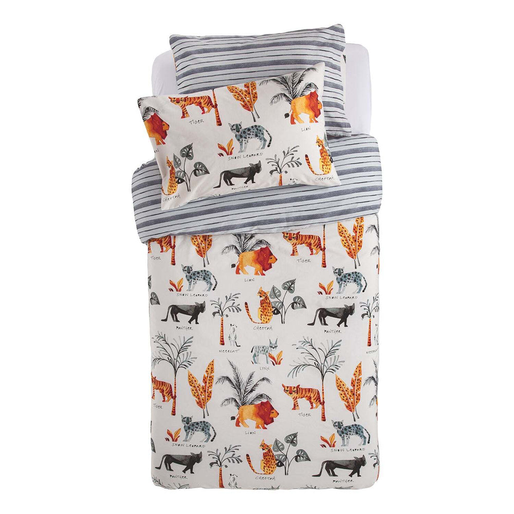 Kas Kids Fierce Bed Quilt Cover Set w/ Multicoloured — image 2