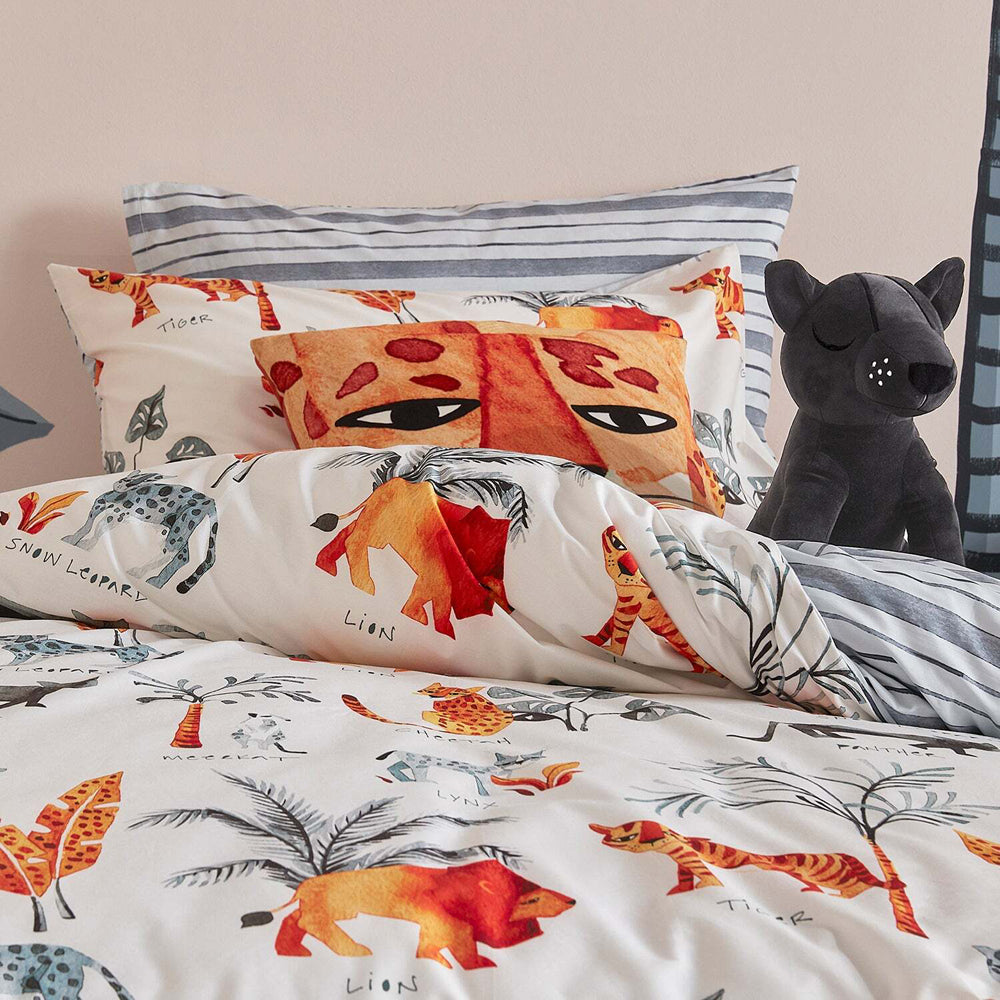 Kas Kids Fierce Bed Quilt Cover Set w/ Multicoloured — image 3