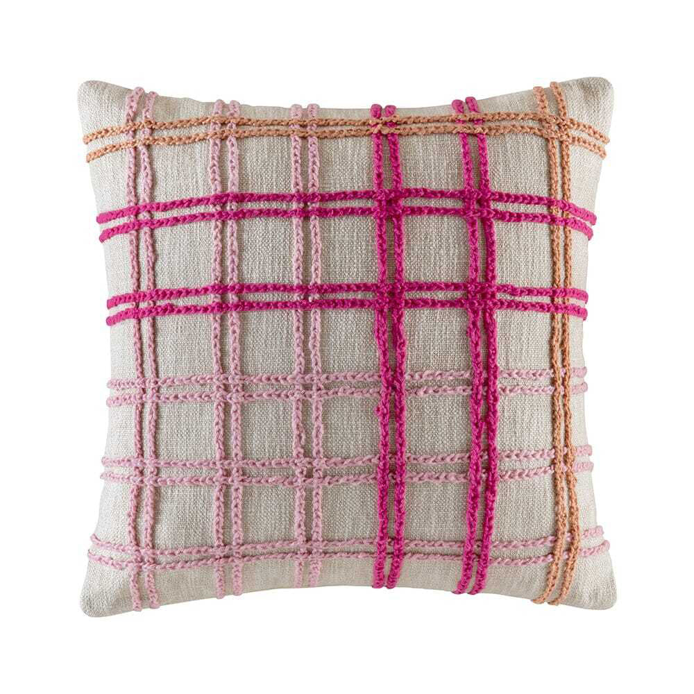 Kas Australia Baron Filled Cushion/Throw Pillow Sqr Home Decor 50x50cm Lolly (2 Pack) — image 2