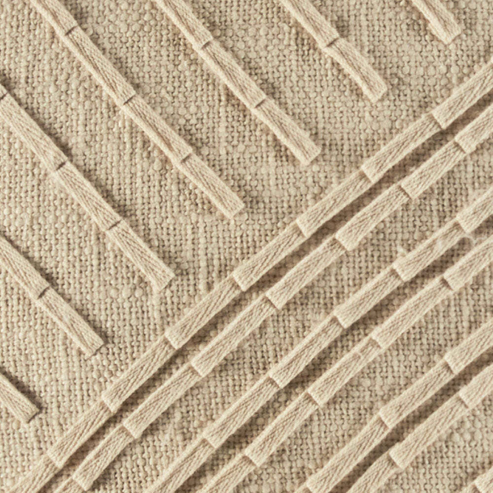 Kas Australia Arlia Filled Cushion/Throw Pillow Square Decor 50x50cm Natural — image 3