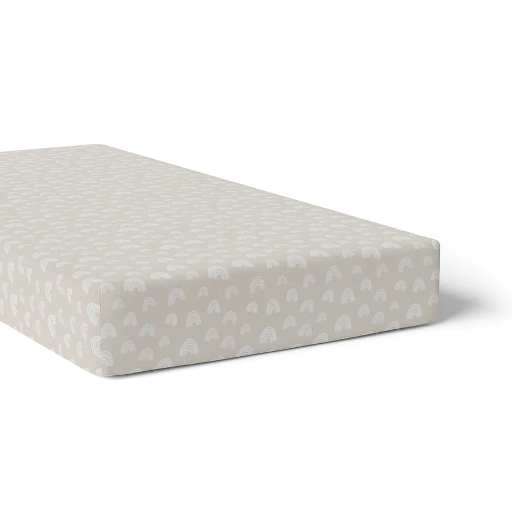 Bubba Blue Nordic 77x135cm Jersey Cot Fitted Sheet Baby 0-12m Grey/Sand (2 Pack) — image 6