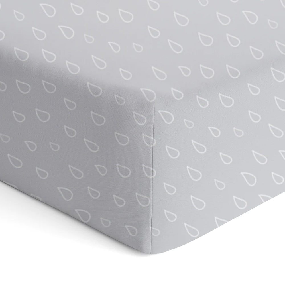 Bubba Blue Nordic 77x135cm Jersey Cot Fitted Sheet Baby 0-12m Grey/Sand (2 Pack) — image 3