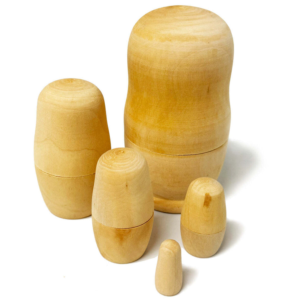 Craft for Kids Paint Your Own Wooden Nesting Dolls 5y+ (2 Pack) — image 4