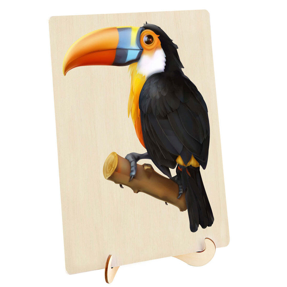 Puzzle Master Kids Macaw and Toucan Wooden Puzzle Series 5 Set 12y+ (2 Pieces) — image 6