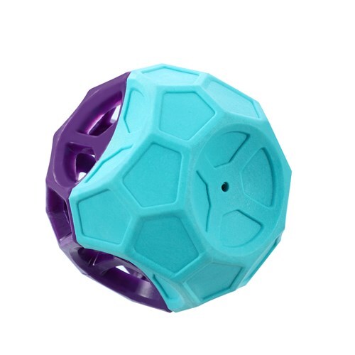Paws and Claws Dog 8.5cm Geo Floating TPR Cube Ball w/ Squeaker Interactive Toy (2 Pack) — image 7