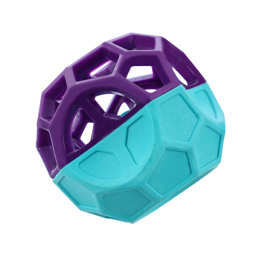 Paws and Claws Dog 8.5cm Geo Floating TPR Cube Ball w/ Squeaker Interactive Toy (2 Pack) — image 6