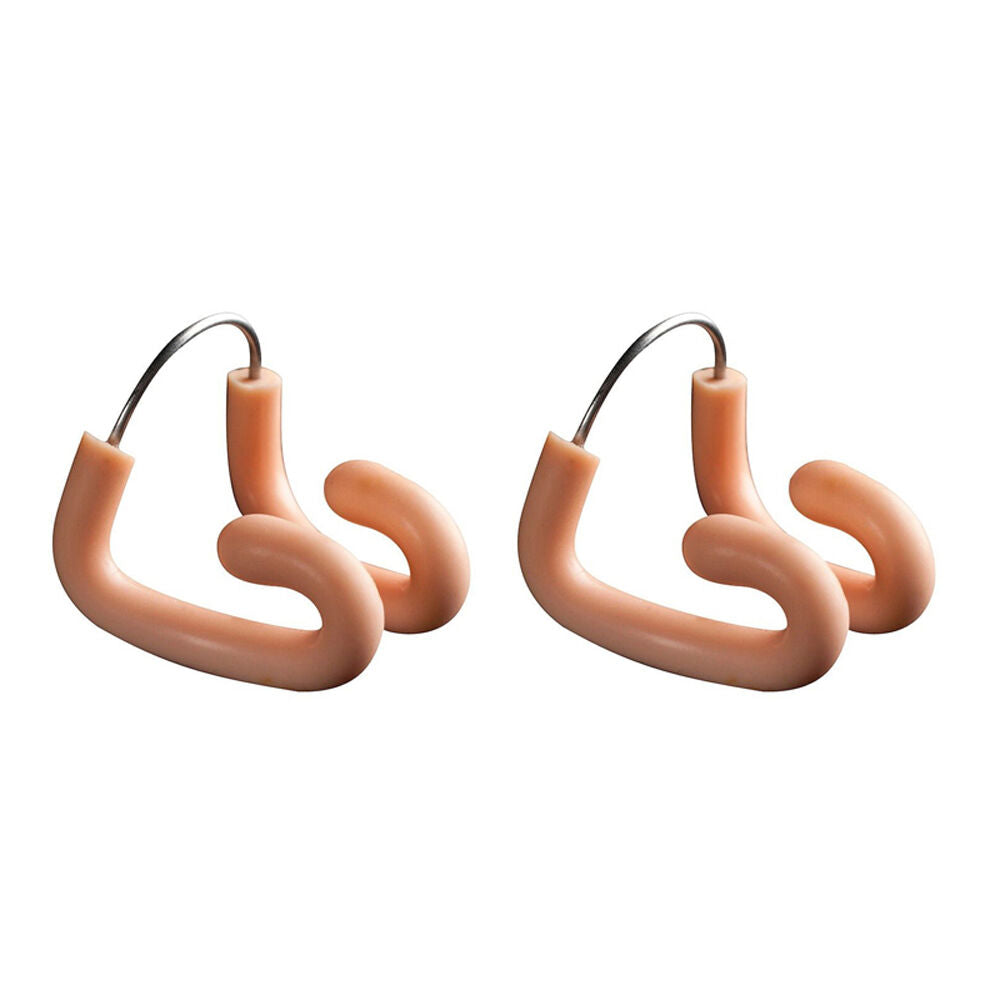 Arena Super Nose Clip II Swimming/Breathing Accessory Light Rose (2 Pack)