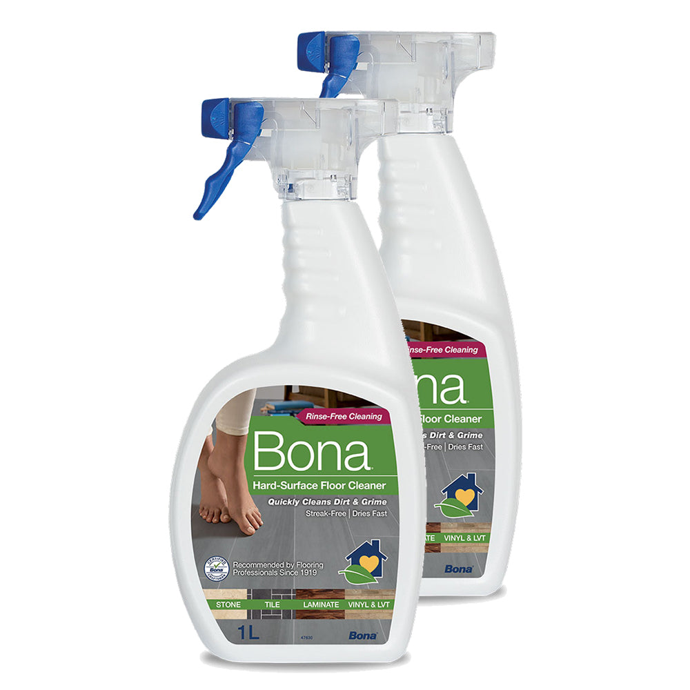 Bona 1L Stone Tile & Laminate Spray Maintenance for Floors/Surface Cleaning (2 Pack)