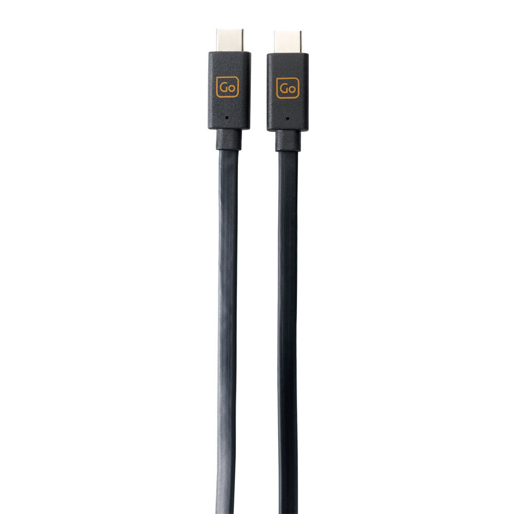 GO Travel Dual USB-C Data Sync Cable/Connector for Smartphones/Samsung Black (2 Pack) — image 2
