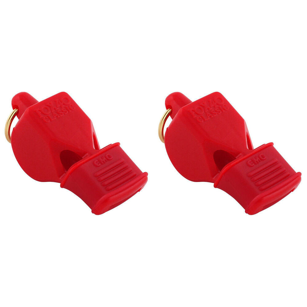 Fox 40 Summit Classic CMG Whistle Coaching/Training Sports Accessory Red (2 Pack)