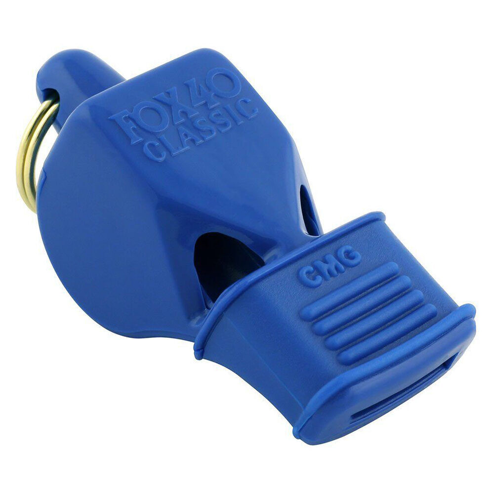 Fox 40 Summit Classic CMG Whistle Coaching/Training Sports Accessory BLU (2 Pack) — image 2