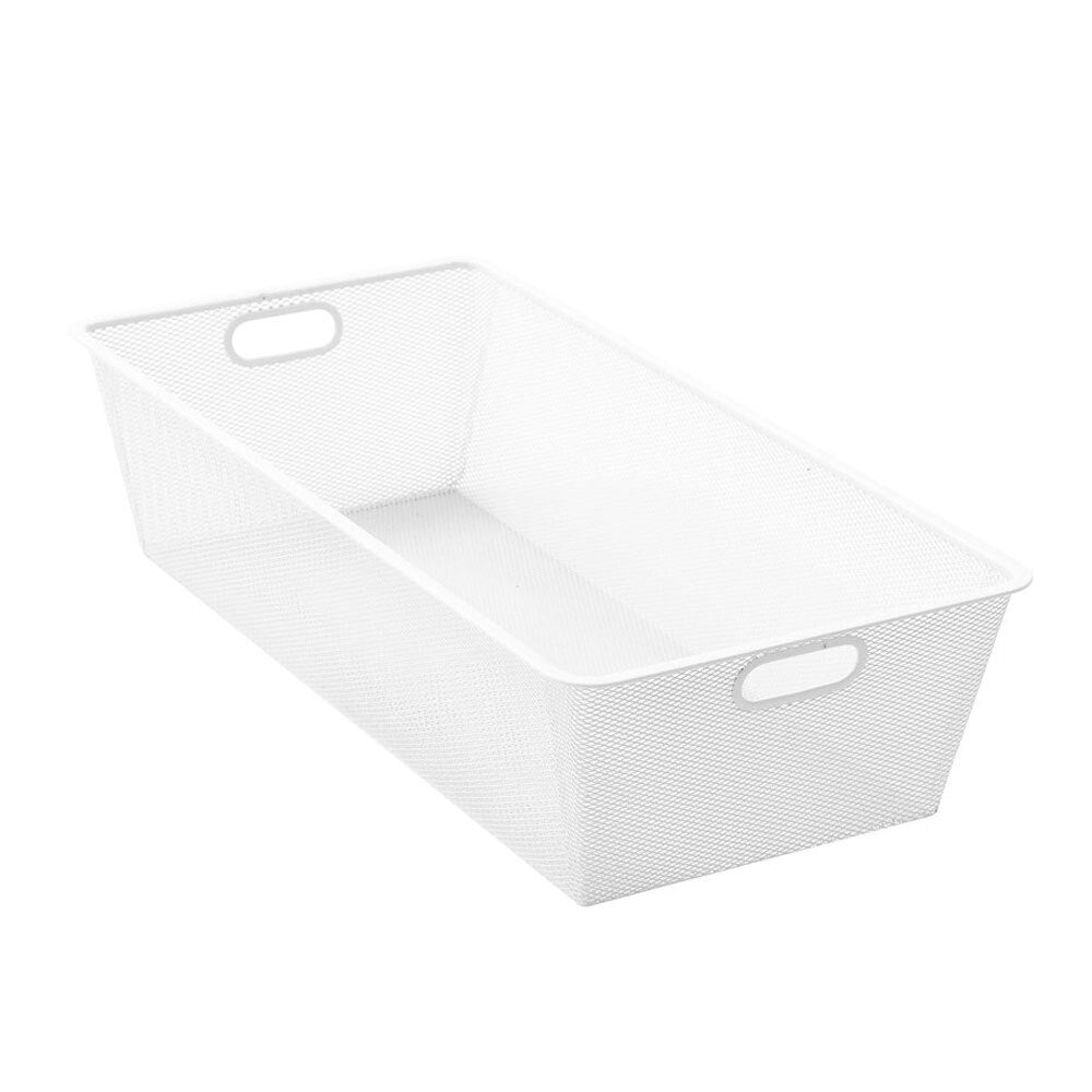 Boxsweden 65.5cm Metal Mesh Storage Basket Wardrobe/Kitchen/Work Organiser WH (2 Pack) — image 2
