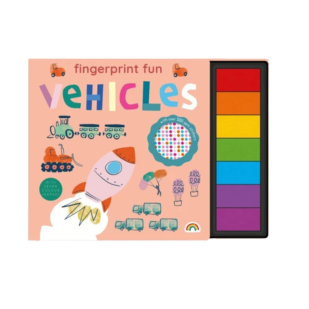 Really Decent Books Fingerprint Fun Vehicles & Ocean Kids Activity Books 3y+ — image 3