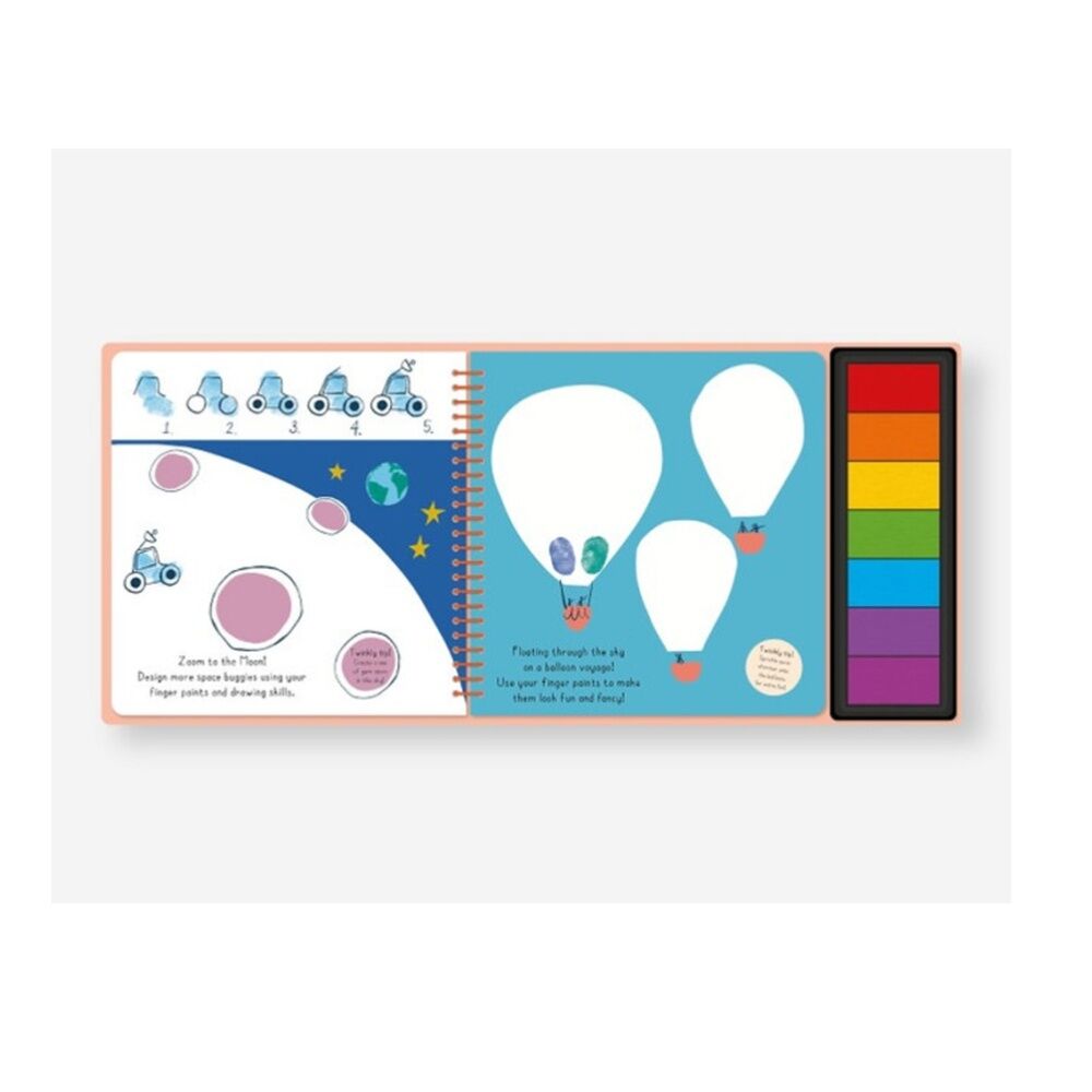 Really Decent Books Fingerprint Fun Vehicles & Ocean Kids Activity Books 3y+ — image 5