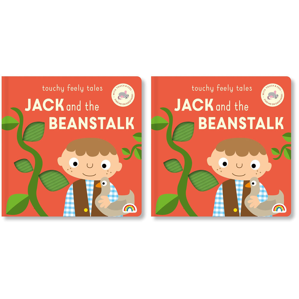 Really Decent Books Touchy Feely Tales Jack & The Beanstalk Kids Book 1y+ (2 Pack)