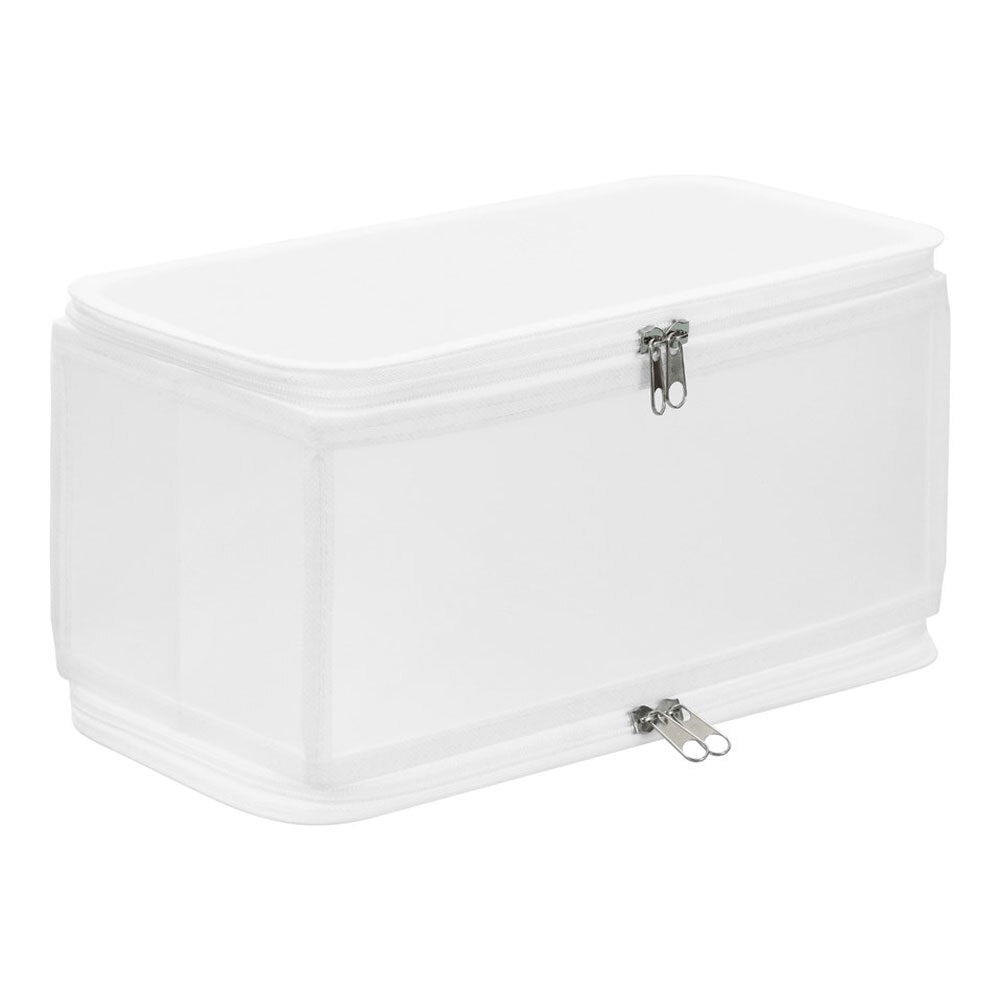Boxsweden 6.7L Foldaway 30cm Storage Box Collapsible Organiser Container WH (5 Pack) — image 5