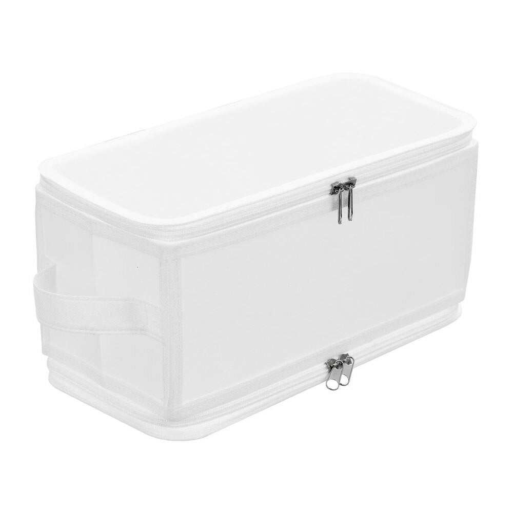 Boxsweden 6.7L Foldaway 30cm Storage Box Collapsible Organiser Container WH (5 Pack) — image 2