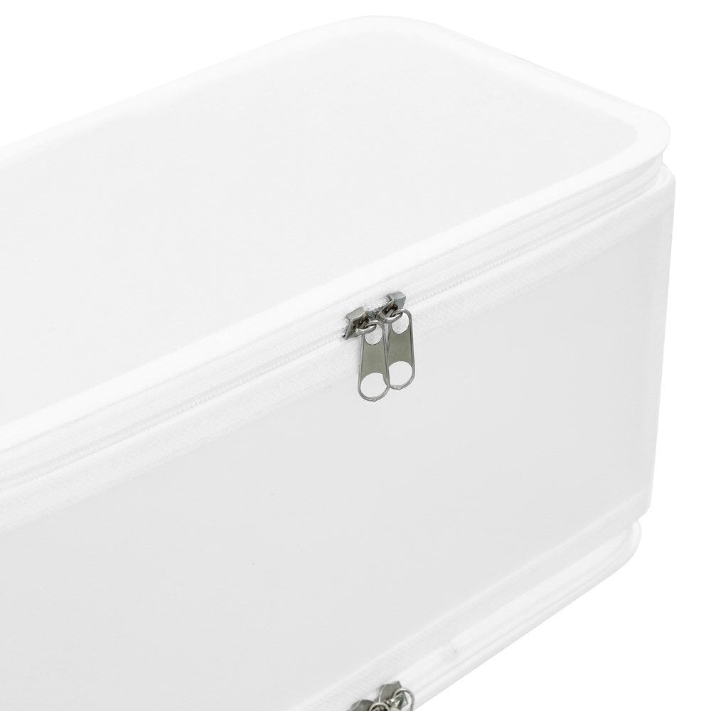 Boxsweden 6.7L Foldaway 30cm Storage Box Collapsible Organiser Container WH (5 Pack) — image 4