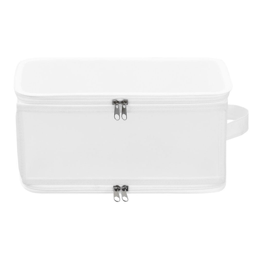 Boxsweden 6.7L Foldaway 30cm Storage Box Collapsible Organiser Container WH (5 Pack) — image 3