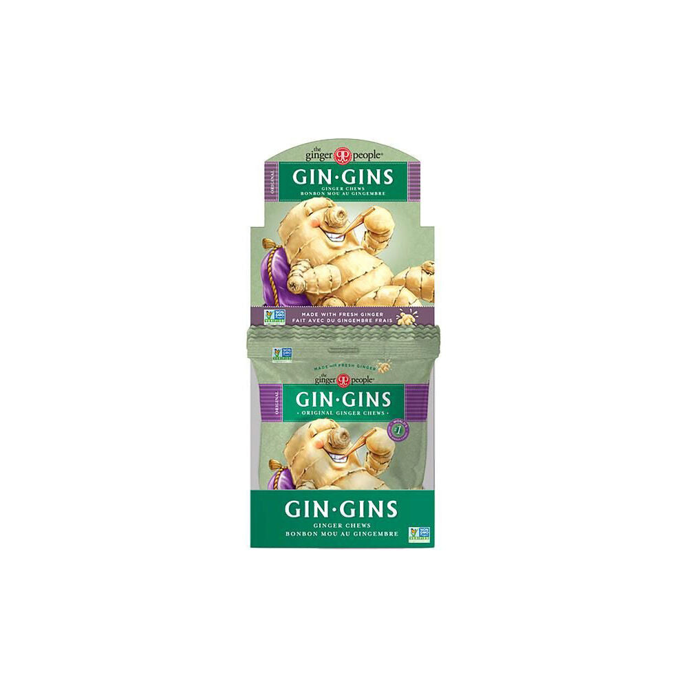 The Ginger People 60g Lollies Gin Gins Original Chewy Ginger-Flavoured Candy — image 2
