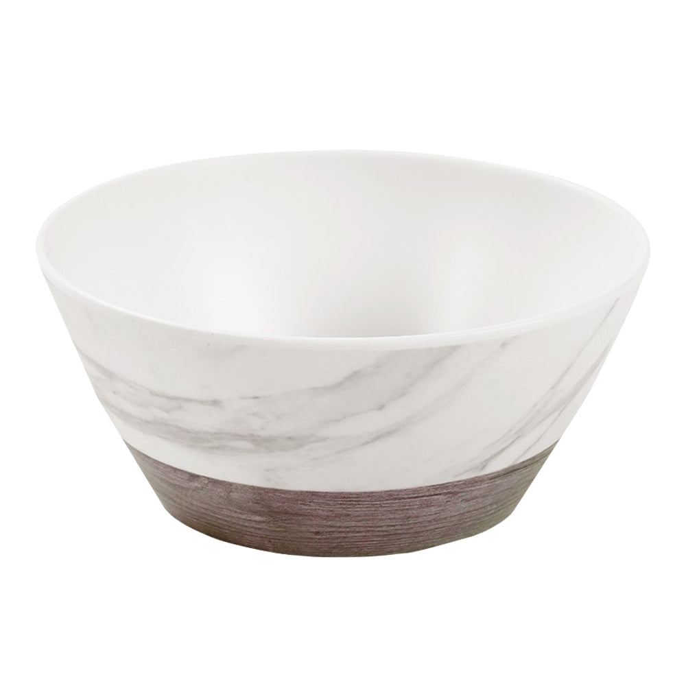 Lemon and Lime Lemon & Lime 15cm Melamine Food Dine Serving Salad Bowl/Container Endwood Marble