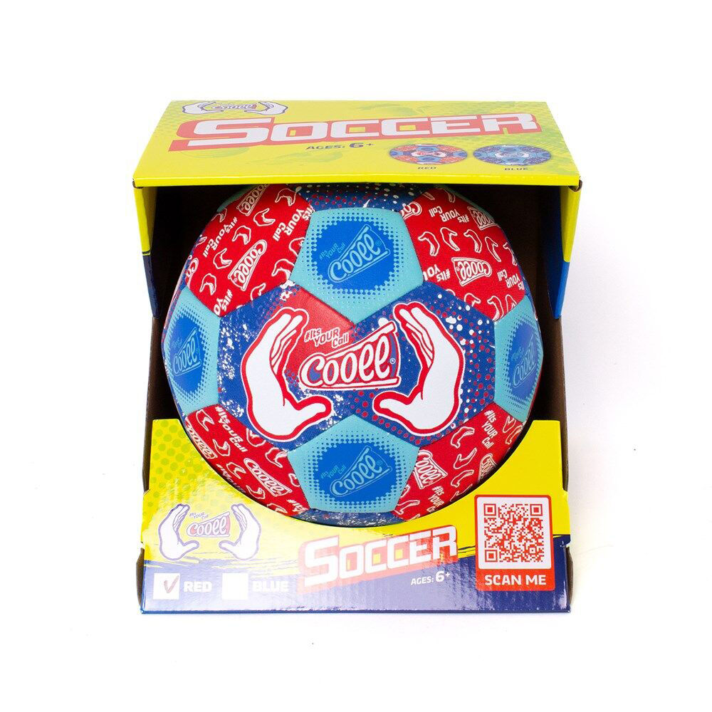 Cooee Size 5 Neoprene Beach Soccer Ball Kids/Family Outdoor Sports Red 6y+ (2 Pack) — image 2