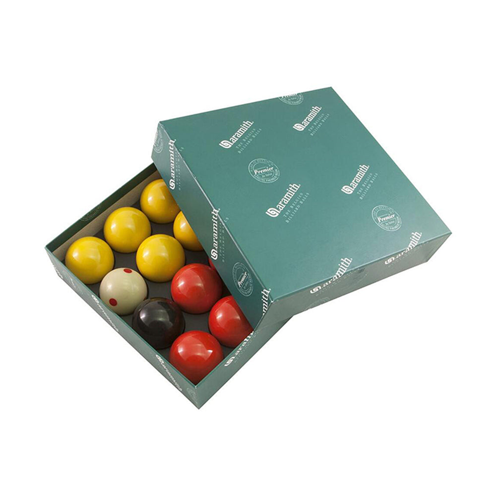 Aramith Arasmith Casino Premier Pool/Snooker Balls 2" Set Red/Yellow/Black/White — image 2
