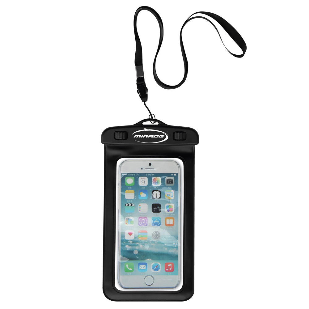 Mirage Universal Pouch/Waterproof Bag Case For Mobile Phone/Smartphones Black