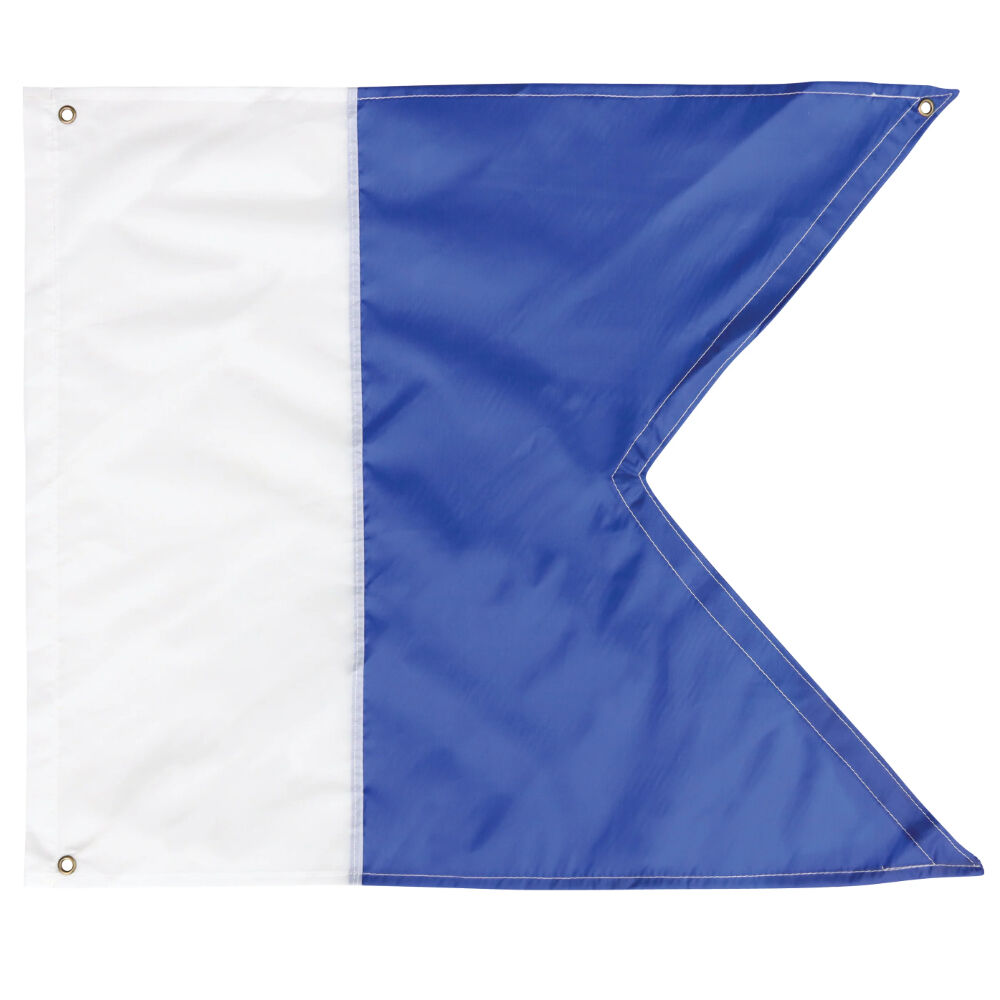 Mirage 60 x 75cm White/Blue Large Safety Universal Dive Flag
