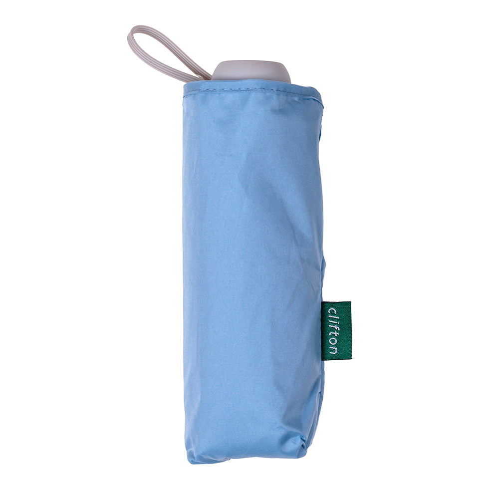 Clifton UPF50+ Mini Miracle Folding Wind Resistant Umbrella Sun Shade — Blue