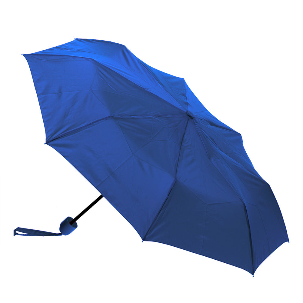 Clifton UPF50+ Mini Maxi Womens Folding Wind Resistant Umbrella Cobalt Blue