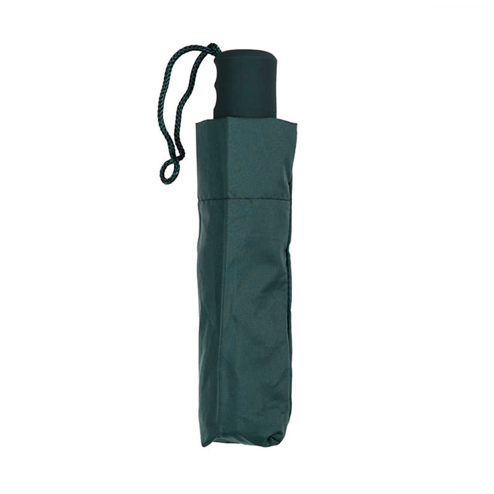 Clifton Windproof Mini Maxi Sun/Shade/Rain Compact Unbrella UPF50+ Bottle Green — image 2