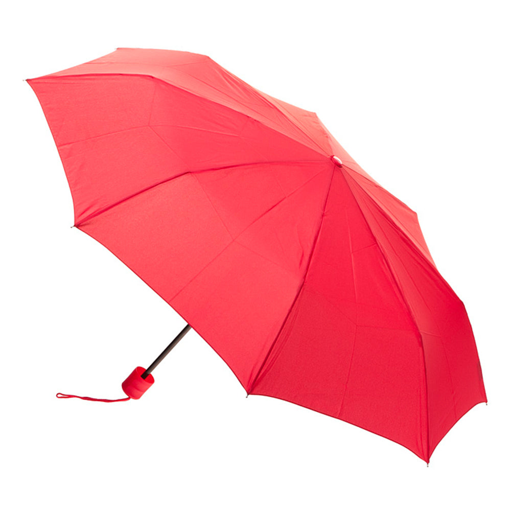 Clifton Windproof Mini Maxi Sun/Shade/Rain Compact Unbrella UPF50+ — Red