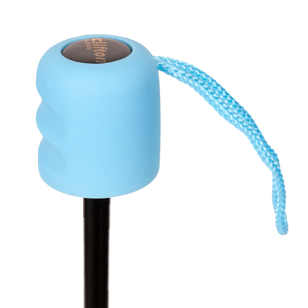 Clifton Windproof Mini Maxi Sun/Shade/Rain Compact Unbrella UPF50+ Sky Blue — image 3
