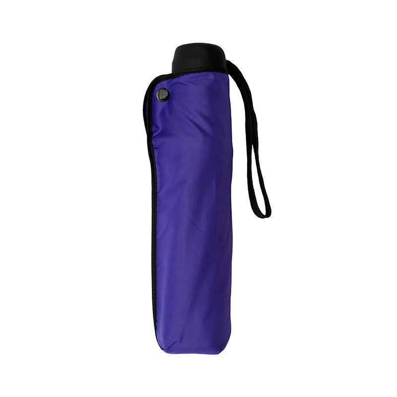 Clifton Women's Folding 97cm Piped Edge Mini Maxi Umbrella UV Shade/Cover Purple — image 2