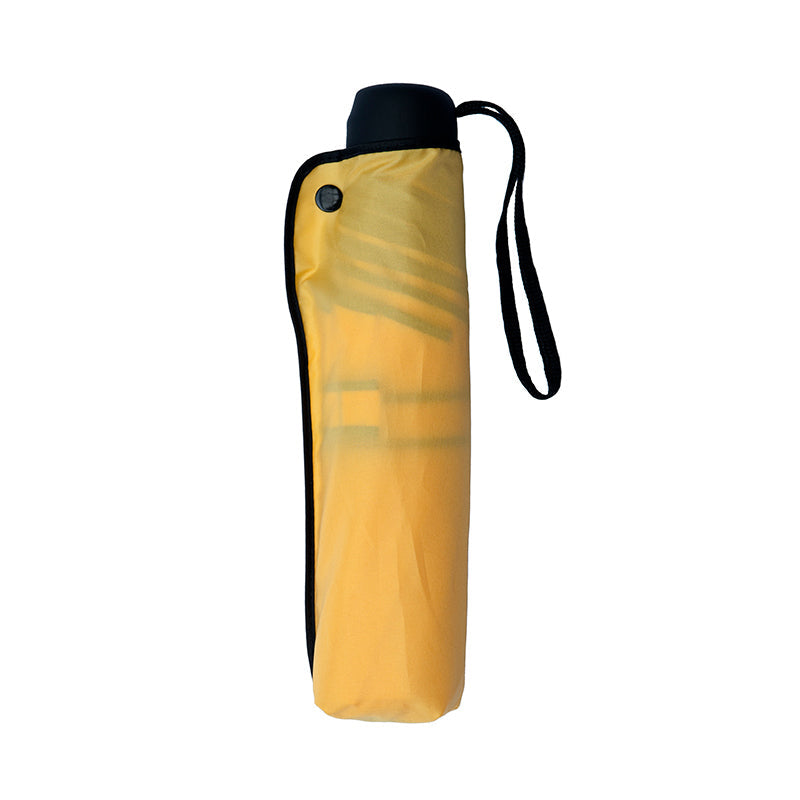Clifton Women's Folding 97cm Piped Edge Mini Maxi Umbrella UV Shade/Cover Yellow — image 2