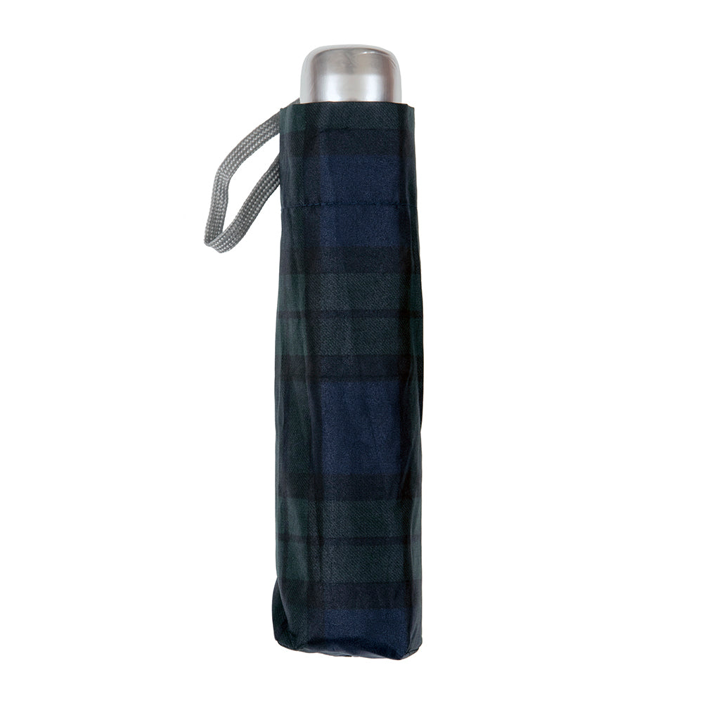 Clifton Black Watch Tartan Extra Strong Folding Windproof Sun Shade Umbrella — image 3