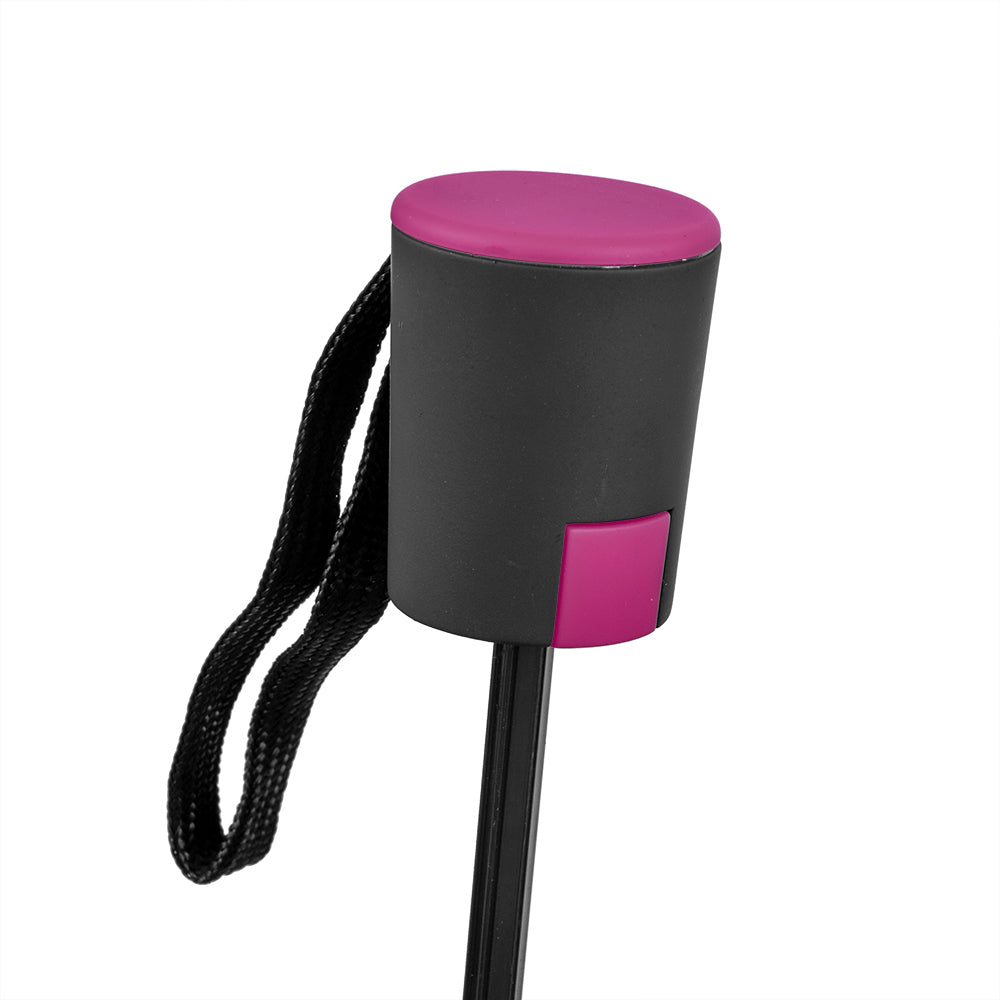 Clifton UPF50+ Auto Open Fashion Folding Wind Resistant Umbrella Deep Pink — image 2