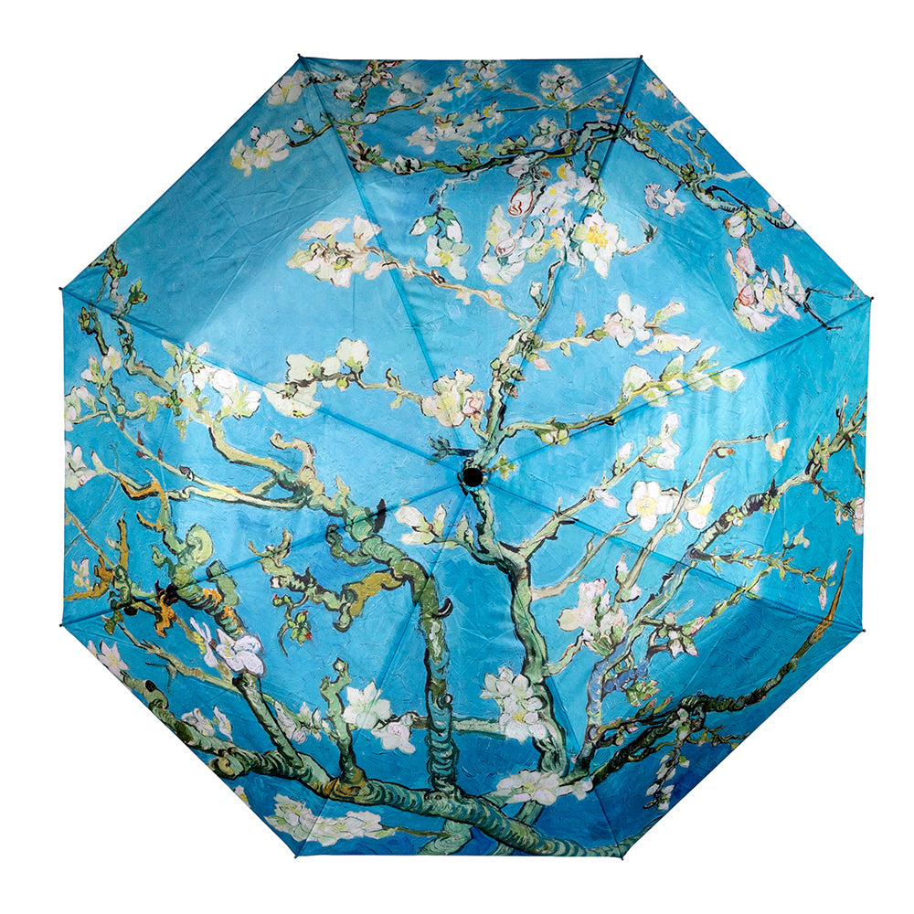 Clifton Women Folding 100cm Auto Open Wind Resistant Umbrella Almond Blossom