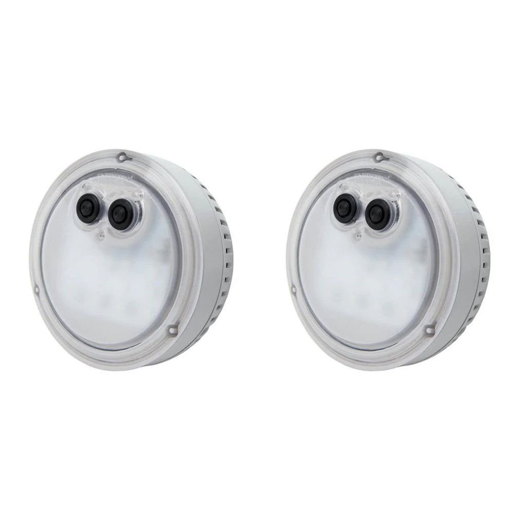 Intex Pure Spa Battery Powered LED Colour Light for Bubble Spa Multi-Coloured (2 Pack)