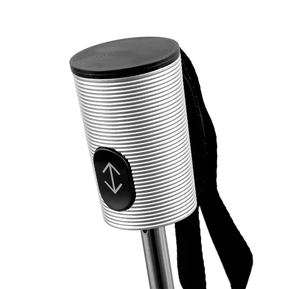 Clifton Women's Folding 96cm Auto Open Silver Coated Umbrella Shade Black Inside — image 3