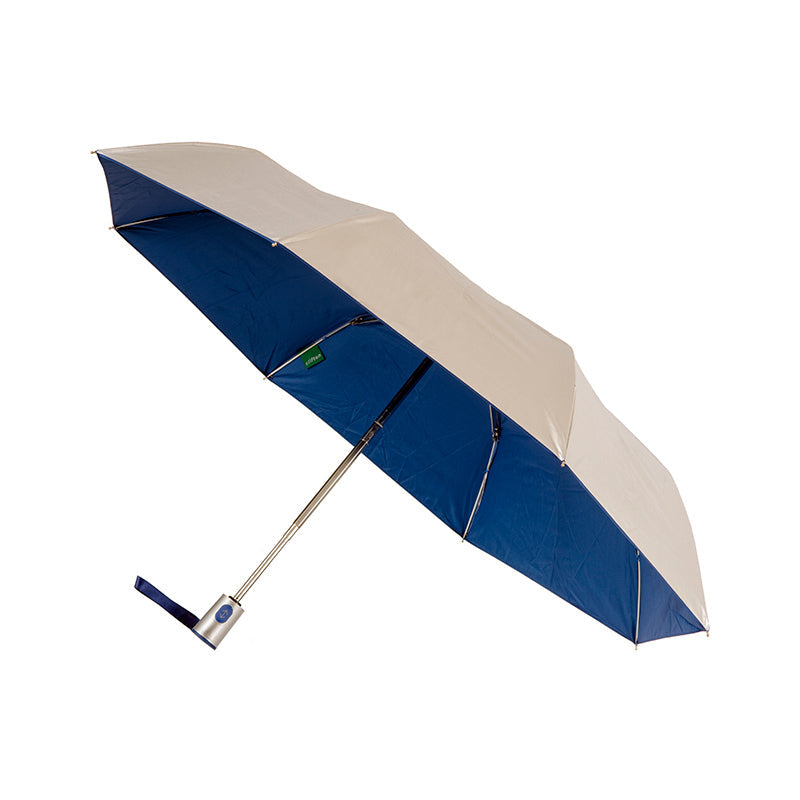 Clifton Women's Folding 96cm Auto Open Silver Coated Umbrella Shade Royal Inside