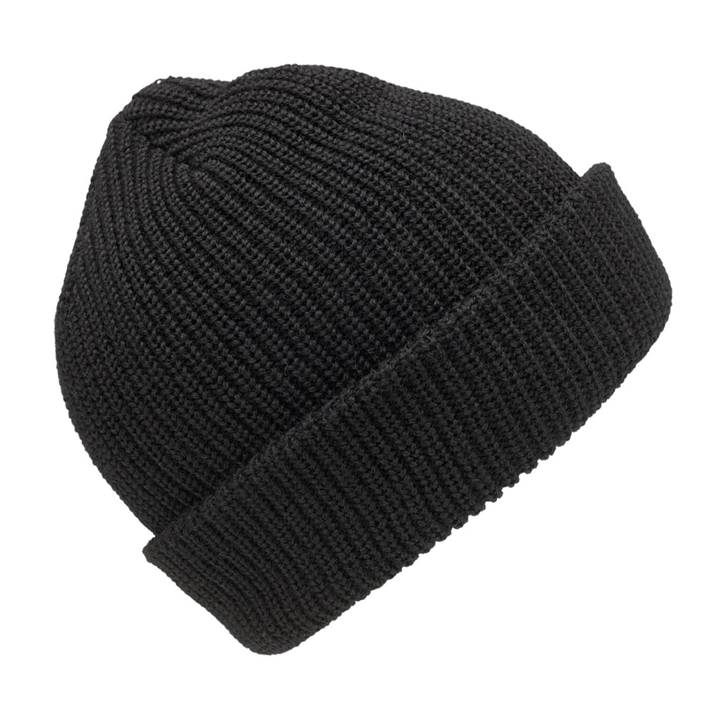 3peaks Bogong Beanie Kids Knitted 100% Wool 3m Thinsulate Lining Hat Black — image 2
